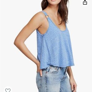 NWOT Free People We The Free Women’s Carly O-Ring Scoop-Back Tank Top